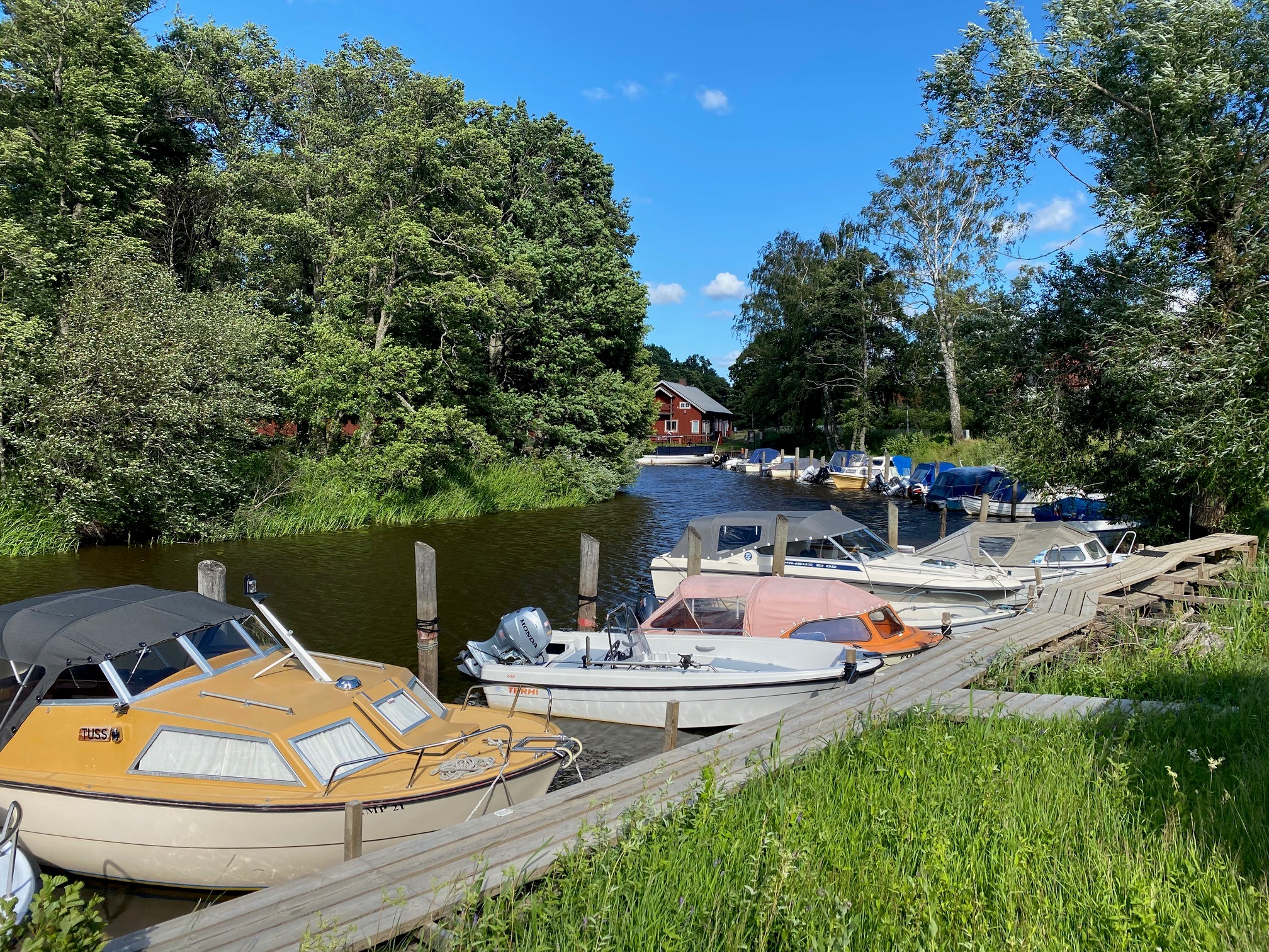 Bryggplatser i Säveån